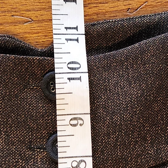 Nic & Zoe Wide Leg Trouser Pants Size 2 Colors Brown and Black - Picture 7 of 11